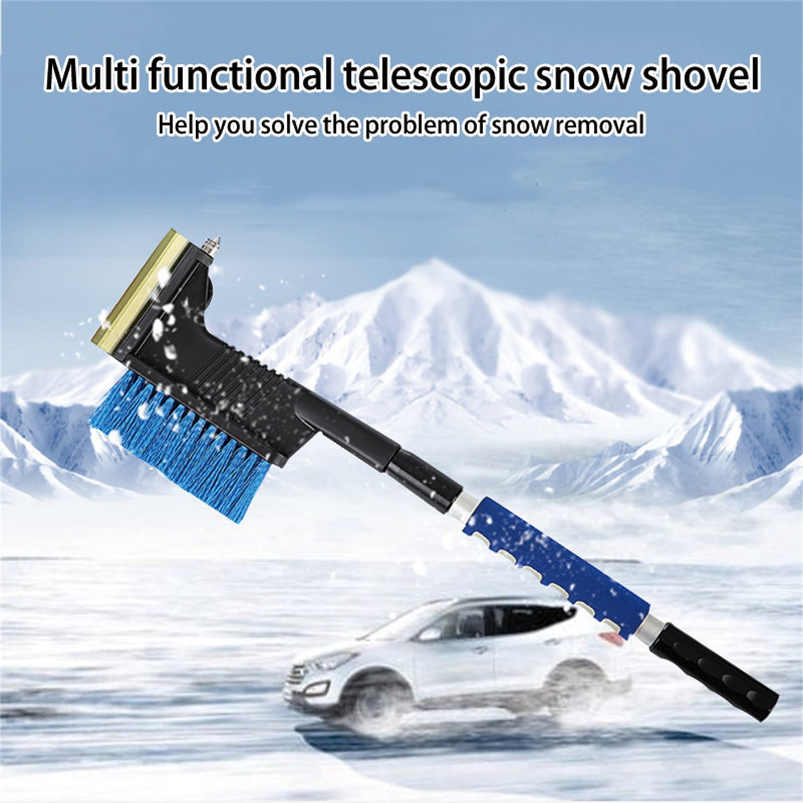 Windshield Snow Removal Scraper Ice Shovel Window Clean Auto Car Vehicle Tool