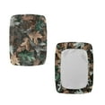 thumbnail image 4 of Jiueut Hunting Camo Pattern Bar Stool Cover, 2 Pack Stretch Rectangle Bar Stool Covers Jacquard Chair Seat Slipcover Vanity Stool Cover Saddle Bar Stool Slipcover, 4 of 7