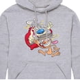 thumbnail image 3 of Ren & Stimpy - Men's Pullover Hooded Fleece Sweatshirt, 3 of 5