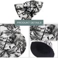 thumbnail image 3 of Sombrero de pescador para mujer, sombrero de algodón para el sol, sombrero de pescador reversible de verano para hombre, sombrero con estampado de frutas tropicales, negro-palma de coco, 3 of 5