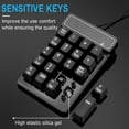 thumbnail image 1 of NARABB Bluetooth 4.0 Digital Keyboard Number Num Pad 19 Keys Digital Keyboard Portable For Laptop Notebook Tablets, 1 of 9
