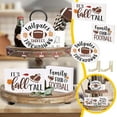 thumbnail image 2 of Home Decor Football Tiered Tray Fall Is Coming Sign Farmhouse Football Tiered Tray Fall Themed Wooden Sign Set Thanksgiving Maple Fall, 2 of 7