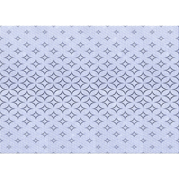 Ahgly Company Machine Washable Indoor Rectangle Transitional Lavender Blue Area Rugs, 5' x 8'