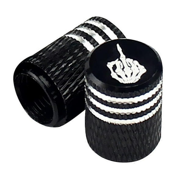2Pcs Car Tire Valve Caps Automotive Valve Caps Universal Tire Valve Cap Metal Valve Stem Caps