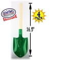 thumbnail image 3 of Minipalas de arena de madera Matty's Toy Stop 16.5 para niños, paquete de 4, 3 of 5