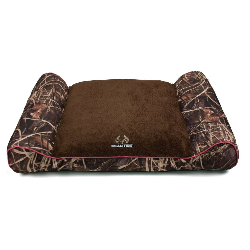 Dallas Manufacturing Company Realtree Giant Camo Pet Bed with Bolstered