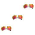 thumbnail image 4 of Jumpingount Gafas de sol clásicas individuales de alto rango diferentes cómodas mano de obra fina gafas redondas de nuevo estilo dorado + rojo Type1 NO1, 4 of 6