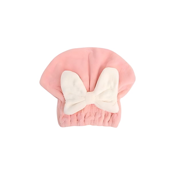 Cateissary Toalla multifuncional para el cabello, súper absorbente y conveniente para baño o Spa, toalla de baño para secar el cabello Juegos de accesorios de baño hermosa rosa