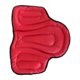 thumbnail image 4 of Cojín de asiento de motocicleta acolchado grueso y práctico de cuero PU y esponja Rojo, 4 of 9
