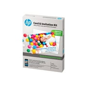 HP Card & Invitation Kit for Glossy Rounded Corner Flat Cards 5 x 7 25/Kit K6B84A