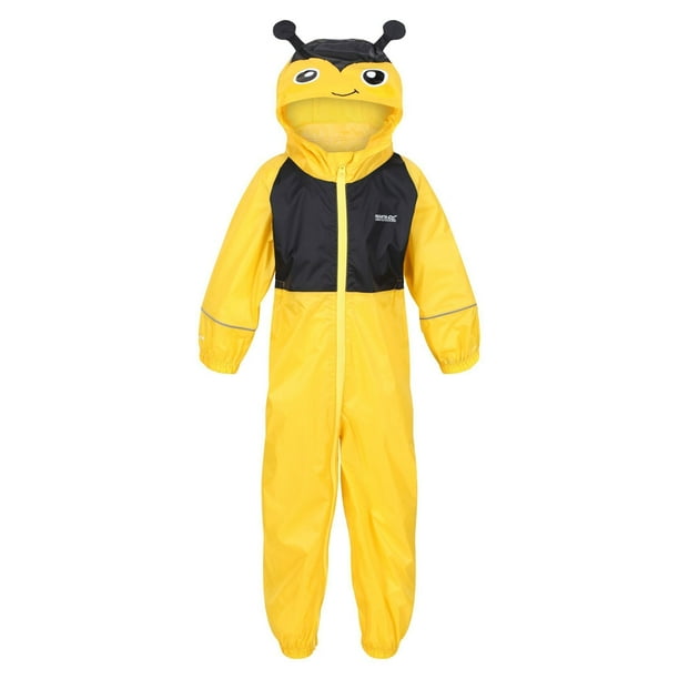 Regatta - Traje Impermeable Charco Abeja para Niños/Niñas (Amarillo Maíz)