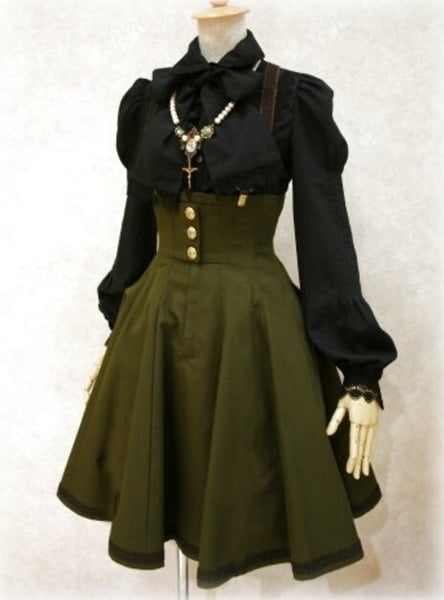 skirt overalls knee length