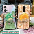 thumbnail image 4 of HBH-Phone Case For MOTO G Stylus 5G 2024, Simplicity Glitter Anti-knock Skin feel silicone Back Cover Phone Lens Protection TPU Fashion Design Quicksand Cartoon Rotatable stand Soft Case, 4 of 9