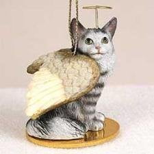 Maine Coon, Silver Tabby Tiny Ones Cat Angel