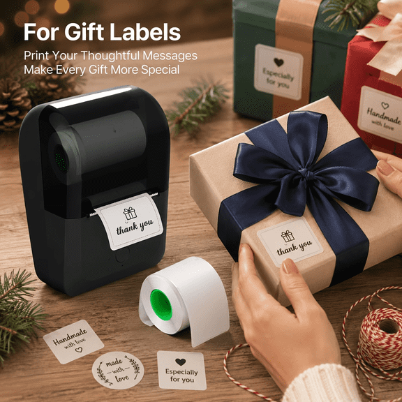 PeriPage PB20 Label Printer, Bluetooth & Wireless, Suitable for Students and Office