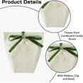 thumbnail image 3 of 10PCS Wedding Favor Box Green Gift Paper Box with Ribbon Candy Paper Bags Chocolate Boxes for Guest Flower Print Candy Box Wedding Mother's Day Package 2.3x4.9x4.7inch, 3 of 9