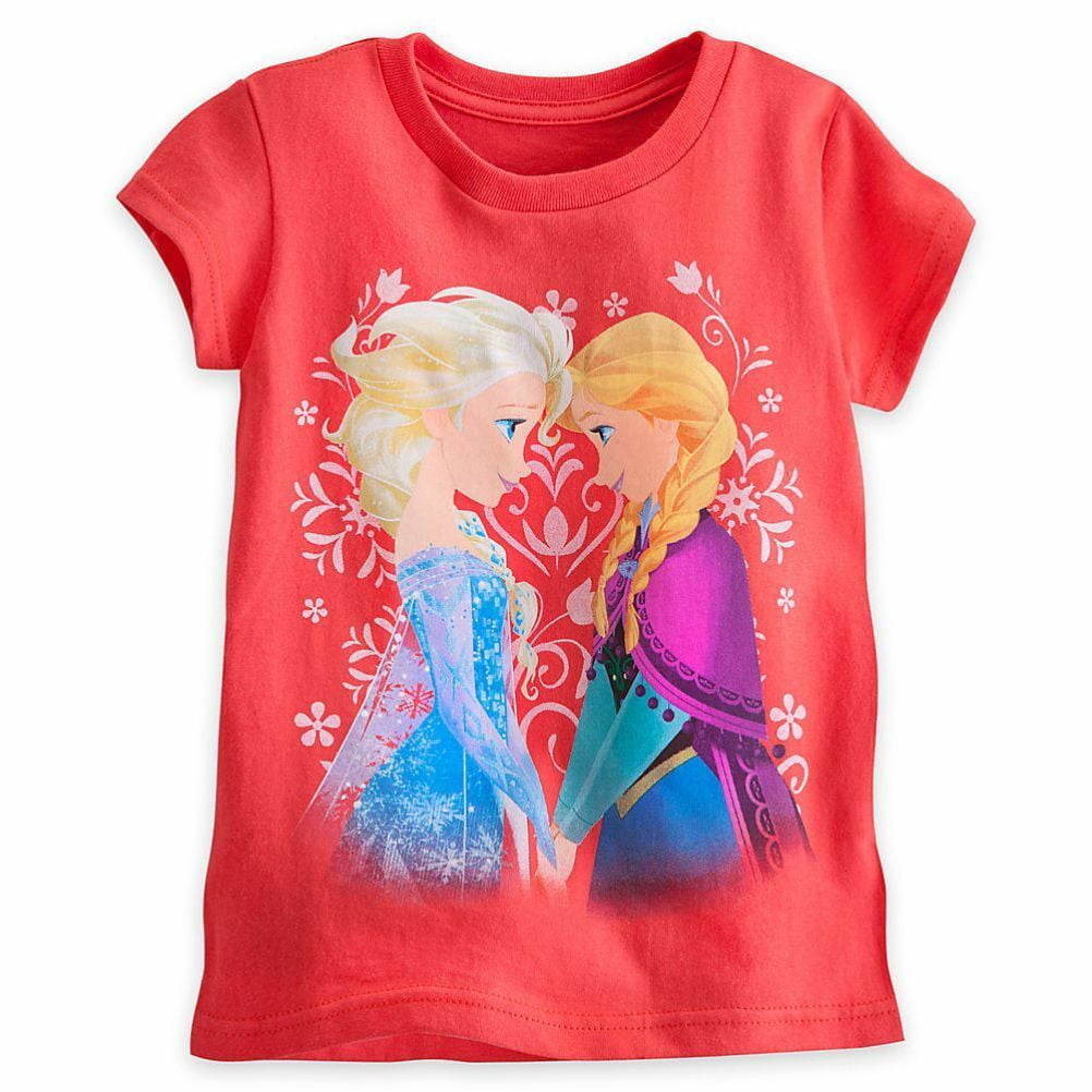 T-shirt Manches Longues à Paillettes Elsa Frozen - Taille 6-7 Ans, Occasion En Très Bon état, Idéal Pour Les Fans De La Reine Des Neiges