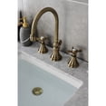 thumbnail image 4 of Kingston Brass KS2983BEX Essex Widespread Bathroom Faucet with Brass Pop-Up, Antique Brass, 4 of 8