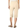 thumbnail image 3 of Women's Solid Color Casual & Vacation Shorts Stylish Comfort For Home & Linen Pants for Women Casual Summer plus Size Women Pants Casual A Women Pants Teen Pants Loose Fitting Pants for Women Dressy, 3 of 6