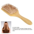 thumbnail image 3 of Pincel de Paleta, Cojín de Aire Masaje Peine Desgaste de Madera Sintética Resistente a la Oficina, 3 of 7