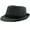 Grey, variant on YooGuoGuo Trilby Fedoras Panama Jazz Hat Short Brim Bowler Hat for Men/Women