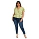 thumbnail image 5 of Blusa de Manga Mariposa Roman Fashion Talla Extra 91597 Pistache Verde 42, 5 of 6