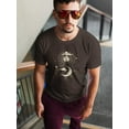 thumbnail image 2 of Mystical Sun And Moon T-Shirt Men -Image by Shutterstock, Male 5X-Large, 2 of 4
