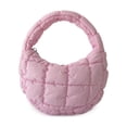 thumbnail image 1 of 6926 Bolso nube informal versátil Lindo bolso acolchado para mujer-PZ20230725005240 Rosa, 1 of 7