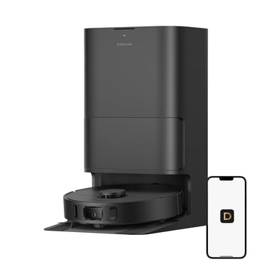 DREAME D30 Ultra CE Robot Vacuum and Mop, 25000Pa Suction, Auto Dust Emptying, 0.41in Mop Lifting, Mop Self-Washing & Drying, Smart Obstacle Avoidance, App & Voice Control, Black