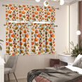 thumbnail image 3 of Yuyamidu Maple Kitchen Curtains and Valances 3 Panel Sets Thermal Insulated Blackout Curtains for Bedroom Polyester Privacy Curtain Tiers for Windows Novelty Home Decor, 3 of 5