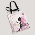 thumbnail image 2 of ABPHQTO Flower Fairy Butterflies Canvas Bag Reusable Tote Grocery Shopping Bags Tote Bag 14x16 inch, 2 of 2