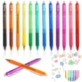 thumbnail image 1 of &Craft&Stationery Color Erasable Gel Pens for Projects 12 Pcs 12ml Reusable Quick-Dry Ink 12PCS, 1 of 7