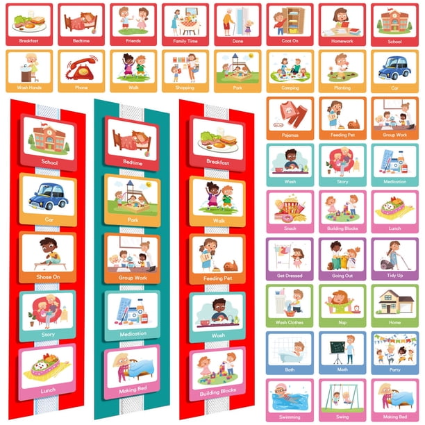 Juguetes para la piscina, juguetes para niños pequeños, juguetes para niños pequeños Visuales para niños Tablas de tiempo Comunicación no verbal Ayudas visuales Programación Planificación Tarjetas dia