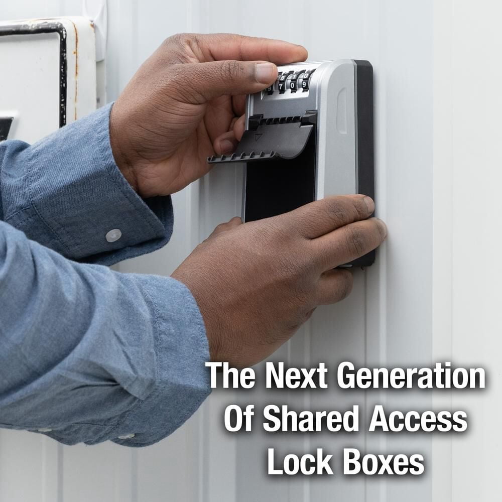 Master Lock 3 Inch Metal Body 4-Digit Locking Combination Wall Mount Lock Box