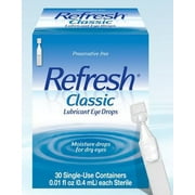 Refresh Eye Lubricant, 0.01 oz. Eye Drops, 00023050601 - EACH
