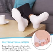 VGEBY Bunion Corrector Toe Separator, 1 Pair Silicone Gel Toes Cushion Pad Forefoot Pads Bunion Protector Toe Separator Pain Relief, Big Toe Joint Hammer Treat Pain in Hallux Valgus Tailors