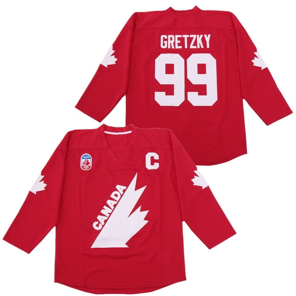 Gretzky #99 Team Canada Ice Hockey Jersey Christmas Summer Movie Jersey