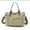 Khaki, variant on Canvas Tote Bags Large Capacity Shoulder Bags Multiple Pockets Totes with Long Strap for Easy Carry