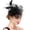 Black, variant on AOOCHASLIY Hats for Women Clothes Hat for Women Tea Party Headband Kentucky Derby Wedding Cocktail Flower Mesh Feathers Hair Clip