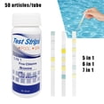 thumbnail image 4 of Scienceny Tiras de prueba fáciles de usar en agua de 50 piezas: resultados rápidos y precisos para pruebas de piscina Tira de prueba de piscina Medidores de medidas dimensionales, 4 of 6