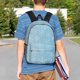 thumbnail image 4 of Easygdp Snowflake Snowing Mochila Ligera de 15 Pulgadas para Estudiantes, Mochila Cómoda para la Escuela y Viajes, Correas Ajustables, 4 of 6