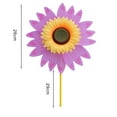 thumbnail image 5 of Guiexla 1/6Pcs Sunflower Pinwheel with Stake Lawn Decoration Non-Fading Easy to Install Widely Use Colorful Flower Wind Spinner Sunflower Windmill Toy, 5 of 8
