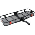 thumbnail image 3 of Best Hitch Mount Cargo Carrier Basket 60" X 21" X 6"+Waterproof Cargo Bag 16 Cubic Feet(56" 20" 20"),Hauling Weight Capacity of 500 Lbs and A Folding Arm.with Hitch Stabilizer,Net and Straps, 3 of 9