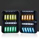 thumbnail image 2 of Caja de almacenamiento de llaves con cerradura de código, armario para llaves con cerradura, organizador de utilidad negro, armario para llaves, acces 20 tarjetas clave, 2 of 8