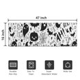 thumbnail image 5 of Halloween Doodle Elements Door Rugs,Washable Non Slip Door Mats Indoor,Decorative Door Mats,Entry Mat Indoor for Entrance,Bedroom,Kitchen,Bathroom,16"x47", 5 of 6