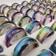 thumbnail image 4 of Sonducket 50 Uds anillos de acero anillo de moda mixta personalidad exquisita joyería de ojo de gato dedo manos encanto regalos de Ropa, zapatos y accesorios Miscelánea Multicolor diecisiete, 4 of 6