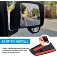 thumbnail image 3 of 2X Car Blind Spot Assist Mirror Wide Angle Mirror Rearview Mirror for Jimny JB64 JB74 2019 2020, 3 of 8
