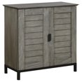 thumbnail image 1 of Armoire moderne en MDF et métal – grise, 1 of 7