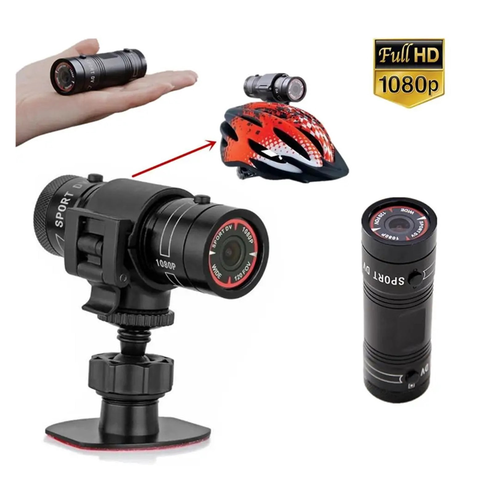 Bicycle Sports Camera Mountain Bike Motorcycle Helmet Action Camera DV F9 Camcorder Full 1080p HD Car Video Recorder