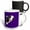 Multicolor, variant on 3drose, Cartoon Style Black and White Dairy Cow, 11oz Two-tone Red Mug
